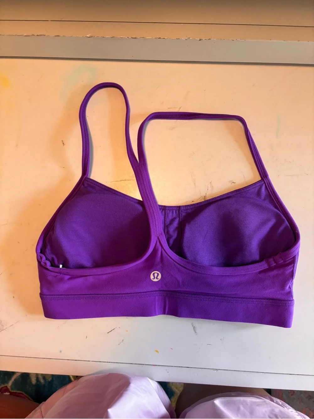 Lululemon Flow Y Nulu Bra in Purple